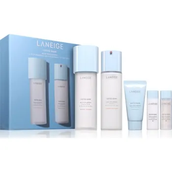 Přípravek na čištění pleti a oči LANEIGE Water Bank LANEIGE Water Bank Blue Hyaluronic hydratační tonikum pro normální až suchou pleť 160 ml + LANEIGE Water Bank Blue Hyaluronic Emulsion hydratační emulze pro normální až suchou pleť 120 ml