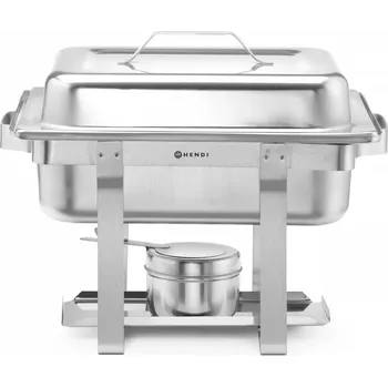 Chafing GN 1/2, HENDI, Kitchen Line, 4,5L, 385x295x(H)310mm | 475201