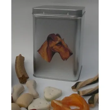 Chovatelství Irský teriér - plechová dóza s pamlsky pro psy (30 ks pamlsků)