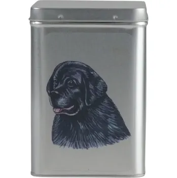 Dóza na potraviny Plechová dóza - novofundlanďan (objem 1,5 l)