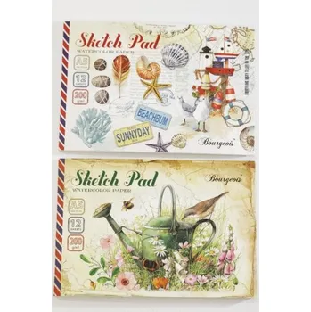 Umělecký blok pro malování Fresh, lepený, formát A5, 12listů, 200g