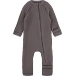 MIKK-LINE Merino overal na zip bez kapuce - fialový Sparrow - Velikost: 104 Fialová 104