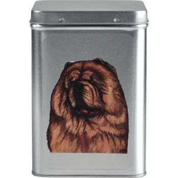 Dóza na potraviny Plechová dóza - čau čau (objem 1,5 l)