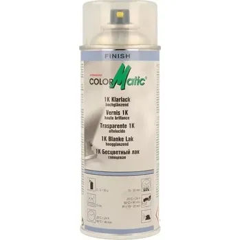 Barva ve spreji ColorMatic 1K bezbarvý lak vysoký lesk 400 ml (756849)