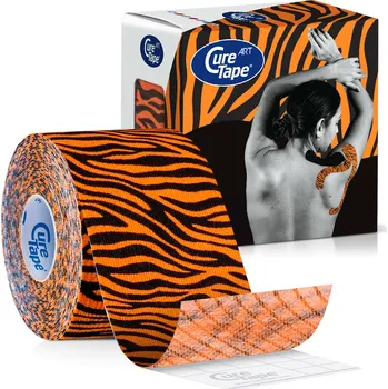 Zdravotnický materiál CureTape Kineziologický tejp Art Tiger 5 cm x 5 m + 2 měsíce na vrácení zboží