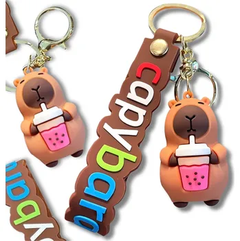 Camerazar Přívěsek na klíče s přívěskem kapibara