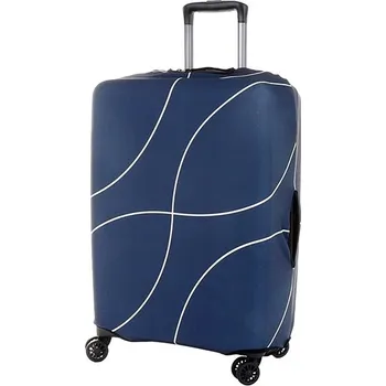 Příslušenství k zavazadlu T-class - Obal na kufr Modrá s čárami, L - 60 × 40 × 25 cm