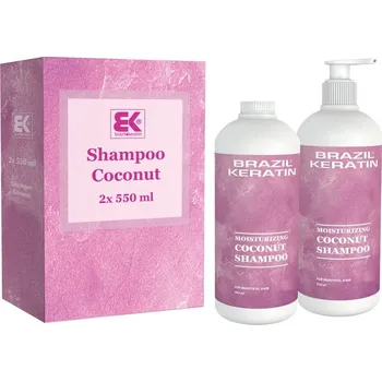 Vlasová regenerace Brazil Keratin Coconut Shampoo Duo Set 2 x 550 ml