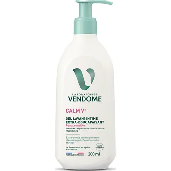 Intimní hygienický prostředek VENDOME CALM V+ Gel Lavant Intime Extra-Doux Apaisant Mycí gel pro intimní hygienu, 200 ml