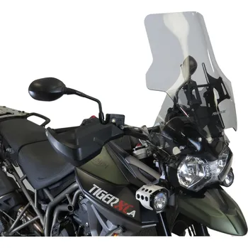 Triumph Tiger 800/800 XC / Xcx / Xrx /XR / Xrt Powerblade - nastavitelný plexi štít - Lehce kouřové