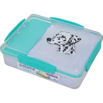 Dóza na potraviny Svačinový box Sistema - dalmatin (objem 975 ml)