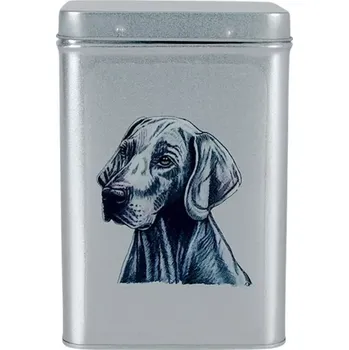 Dóza na potraviny Plechová dóza - výmarský ohař (objem 1,5 l)