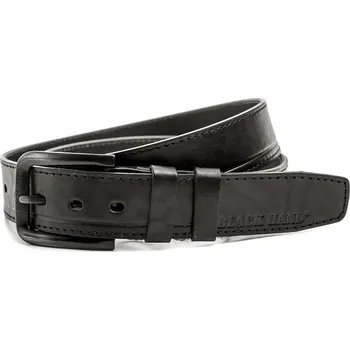 Opasek Black Hand 093-98 pánský černý kožený opasek šíře 38 mm EUR 100
