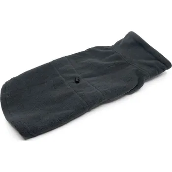 Obleček pro psa Vsepropejska Grey reflexní fleecová mikina pro psa Barva: Šedá, Délka zad (cm): 36, Obvod hrudníku: 44 - 54 cm