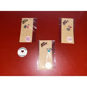 HandMade by VeJa Dárková karta HP - srdce s korálkem