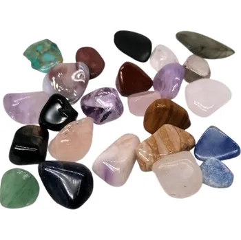 Vánoční dekorace Balení minerálů pro výrobu adventrního kalendáře/24 mini kamínků/