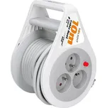 buben prodluz.3Z 10m CYSY 3x1,0 IP20 šedý Mini SOLIGHT bez podstavce