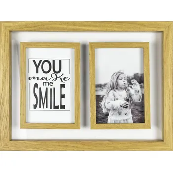 Rám na obraz Fotorámeček pro 2 ks foto, 23x33x2 cm