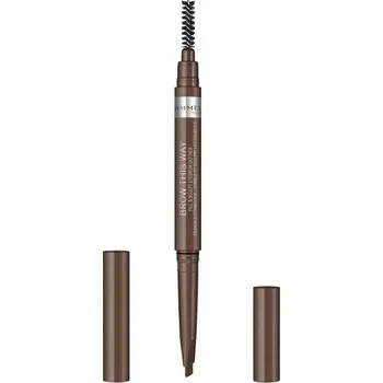 Tužka na obočí Rimmel Tužka na obočí s kartáčkem Brow This Way (Fill & Sculpt Eyebrow Definer) 002 Medium Brown + 2 měsíce na vrácení zboží