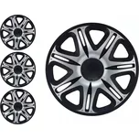 Nascar kryty kol stříbrné/černé 15" 4 ks