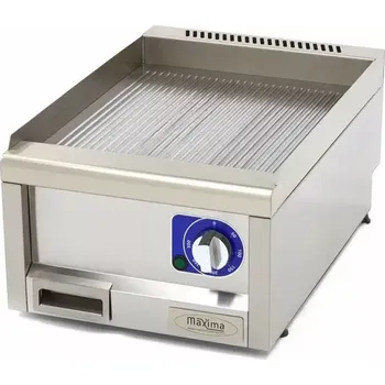 Kuchyňský gril Maxima Komerční Grilovací deska s drážkami - elektrická - 60 cm hluboká | 09391620