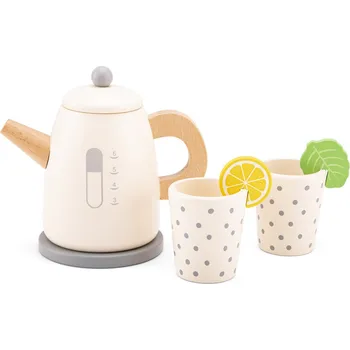 Dětská kuchyňka Woet by New Classic Toys Woet by New Classic Toy Dřevěná sada rychlovarné konvice 10711