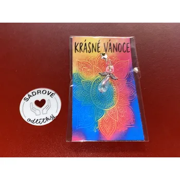 HandMade by VeJa Dárková karta - Krásné vánoce (sytá mandala)