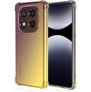 Pouzdro na mobilní telefon Kryt Xiaomi Redmi Note 14 Pro Shock duhový purpurovo-žlutý (obal neboli pouzdro na Xiaomi Redmi Note 14 Pro)