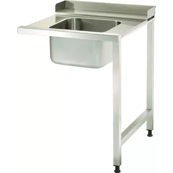 Jídelní stůl Maxima Stůl na mytí nádobí s dřezem - 90 x 75 cm - Vpravo | 09201043