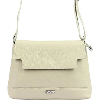 Kabelka MiaMore Kožená crossbody dámská kabelka béžová 01-017