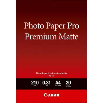 Fotopapír Canon fotopapír PM-101 Premium Matte A4 20 listů