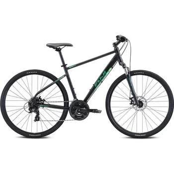 horské kolo FUJI TRAVERSE 1.7 DISC satin black/green - 19