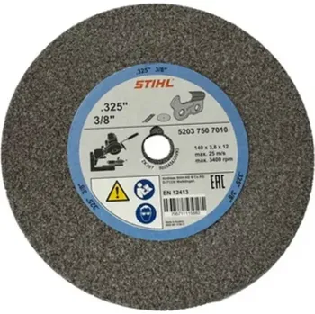 Brusný kotouč Ostřící kotouč pro brusku USG STIHL 0.325", 3/8" 140x3,8x12 mm (52037507010) (Tvarový kotouč Stihl pro brusku USG)