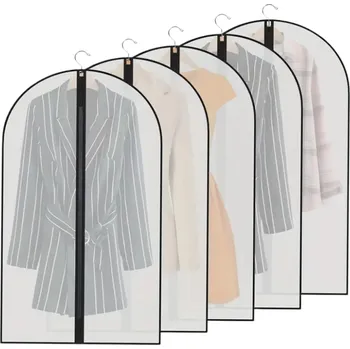 Obal na šaty Camerazar Vodotěsný průhledný organizér do šatní skříně na oblečení 60 x 80 cm