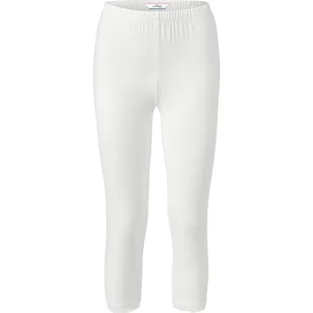 Dámské legíny 662443 - Tchibo - 3/4 legíny s krajkovým lemem - pro ženy - vel. M 40/42 - barva: bílá