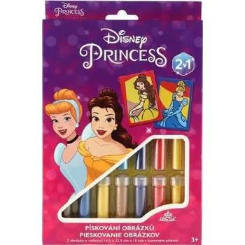 kreativní sada Lowlands Pískování Disney 2 v 1 Disney Princezny