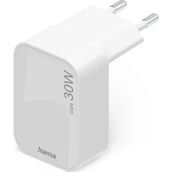 Hama rychlá USB nabíječka GaN, USB-C PD/QC 30 W, skládací