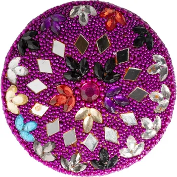 Dárková krabička Indická zrcadlová šperkovnice – sada vkládacích krabiček – růžová, Sittar.cz střední