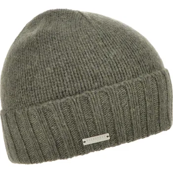Čepice Kašmírová khaki čepice od Seeberger - Classic Cashmere Velikost: Unisize (S-XL)