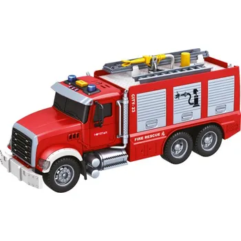 autíčko CITY SERVICE CAR - 1:14 - Hasičský vůz (se zvukem, světly, stříkací vodou a dalšími funkcemi)