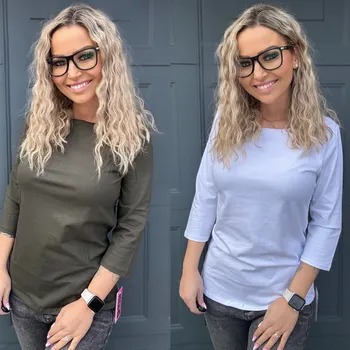 Pánská móda Basic triko ZORA - menší Barva: Khaki