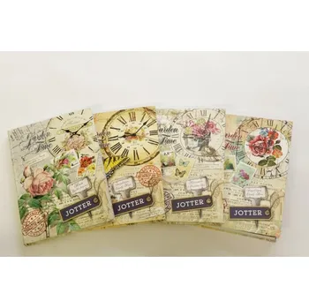 Zápisník Designová záznamní kniha Fresh, ohebné desky, formát A5, 120ls, čtvereček - mix motivů 1