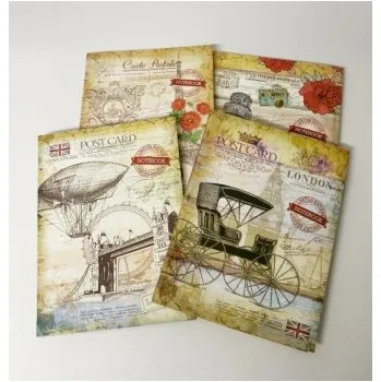 Zápisník Designová záznamní kniha Fresh, ohebné desky, formát A5, 80listů, čtvereček - mix motivů 5