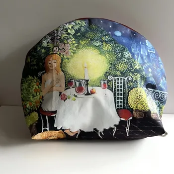 Kosmetická taška Velká taštička na drobnost Ona na terase