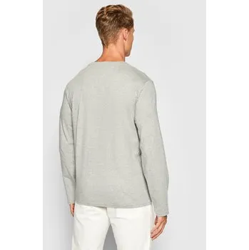 Pánské tričko Polo Ralph Lauren S dlouhým rukávem Sle 714844759003 Šedá Regular Fit S