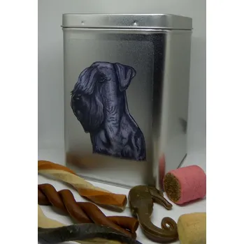 Chovatelství Český teriér - plechová dóza s pamlsky pro psy (30 pamlsků)