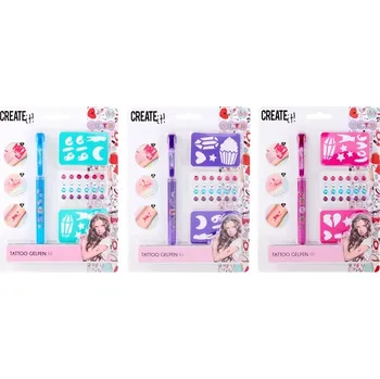 Odstranitelné tetování Tetovací sada s voňavými gelovými pery pro děti