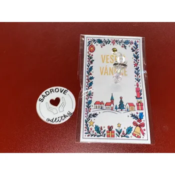 HandMade by VeJa Dárková karta - Veselé Vánoce (retro)