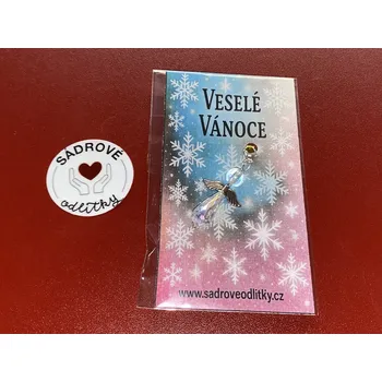 HandMade by VeJa Dárková karta - Veselé Vánoce (mod-růž)