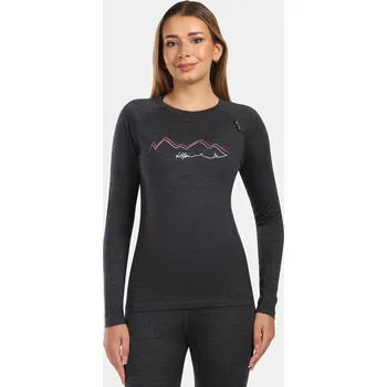Set dámského termoprádla Tričko Kilpi Mavora Top-W BLK 36